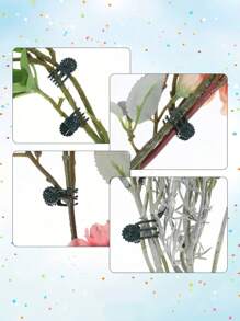 60 chiếc/40 chiếc-Kẹp cây lan, Kẹp thân cây, Dụng cụ làm vườn, Giá đỡ cây cho cây leo trong nhà, Dụng cụ leo tường cây xanh Kẹp cố định cây xanh Móc leo Vòng khóa xanh Thiết bị cố định cây xanh không để lại dấu vết - Nhiều màu - Xem 5
