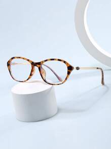 1pc Women's Casual Decorative Fashion Glasses, Suitable For Daily Commute And Street Photography - Clear - View 11