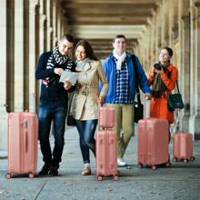 5 Piece Suitcase Set With Corner Protectors, 12/16/20/24/28 Inch Durable Hard Shell 360 Degree Spinner Wheels Large Capacity Multifunctional Lightweight Travel Suitcase - Rose Gold - View 10