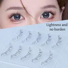 C Curl North Star Lower Lashes Slouchy False Lashes, Natural Simulation Fairy Lash, Comic Style, Suitable For Parties, Daily Travel Wear, Easy To Wear, DIY Eyelash Extension, Natural And Voluminous Look