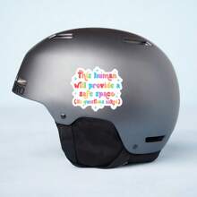 1PC This Human Will Provide A Safe Space Vinyl Sticker - Ally & Inclusive Decal, No Question Asked Waterproof Sticker For Water Bottles, Laptops & Tumblers, Pride Month Gift, Mental Health Awareness Sticker