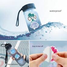 60 件沿海孙女贴纸乙烯基美学贴纸剪贴簿、日记、保险杠、滑板、水瓶、卡通、安全帽、汽车贴纸和贴花 - 彩色 - 查看 5