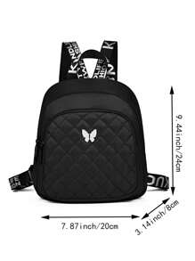 背包 新款韩版全时尚牛津布背包 时尚休闲大容量旅行书包 适合青少年夏季休闲户外运动或度假旅行或毕业礼物或生日装扮配饰 - 彩色 - 查看 2