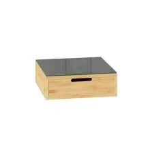 Atmosphera Capsule Holder With 2 Bamboo Drawers. Free Shipping 24/72h. - Black - View 4