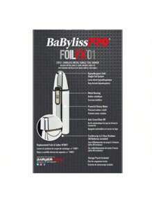 Rhhvfd BaBylissPRO Cordless Metal Single-Foil Electric Shaver
