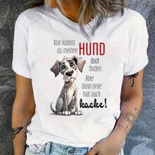 1pc/2pcs/3pcs You May Think My Dog Is Dumb But That Just Makes You An , Eyelash Print Iron-On Transfer Stickers, T-Shirt, Sweatshirt, Hoodie - Heat Press DIY Fashion Stickers - Mix Color
