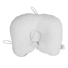 Headrest U-Shaped Soft, Comfortable And Breathable Neck Pillow With Drawstring For Family Travel Car - White - View 7
