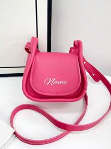 Customized Tote Bags Can Be Printed With Personalized Names Or Holiday Greetings. Customize Your Own Love Bag. This Casual, Versatile, Simple, Solid Color Pu Material Mini Crossbody Lipstick Bag Is Suitable For Teenagers' Daily Travel, Travel Shopping And Other Occasions. It Can Be Printed With Names, Letters, Lucky Numbers, Etc.,Christmas Gift Supplies