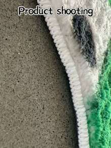 1 pieza Alfombra con forma de cabeza de leopardo verde, alfombra con estampado de leopardo, alfombra de moda creativa, tapete estilo Ins, alfombra esponjosa y cómoda para el hogar, antideslizante y fácil de limpiar, adecuada para cocina, entrada, dormitorio, baño, sala de estar, dormitorio, sala de juegos, armario, comedor, patio trasero, habitación de niños