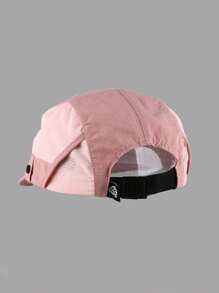 日系复古五片式拼接棒球帽男女夏季薄款透气防晒时尚贴布速干帽子 - 彩色 - 查看 9