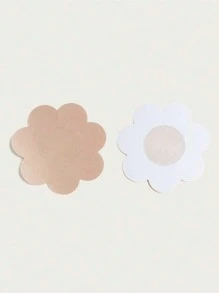 50PCS Invisible Nipple Tape Disposable Nipple Pad Tapes Nipple Cover Non-Woven Nipple Sticker Chest Stickers - Khaki - View 6