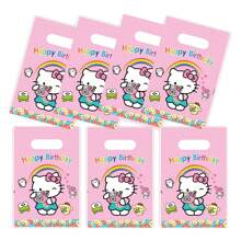 Sanrio Sanrio 30 Pcs Hello Kitty Cinnamoroll Theme Birthday Party Bags Treat Candy Goodie Bags Gift Bags Party Supplies For Sanrio Themed Party Set Bags