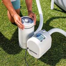 Intex Depuradora de cartucho para piscina, filtración 9.463 l/h, cartucho reemplazable tipo B, temporizador programable, Hydro Aeration, hasta 52.900 L, mantenimiento de agua en piscinas ✅ Entrega 24/48h a España (península)