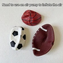 3pcs/Set Mini Sports Balls Combo - Basketball, Soccer Ball, American Football, Suitable For Indoor & Outdoor Play, Sports & Leisure Game Toys For Kids