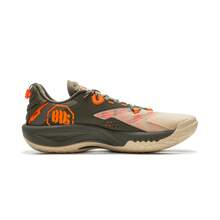 Li-Ning BAD5 SNIPER I S Men's Basketball Shoes, Professional Sports Shoes, ABFV005, Authentic Official Store - Milk Tea Yellow/dark Olive Green - View 3