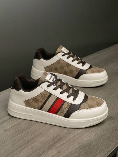 Zapatos casuales de skateboard de estilo vintage con estampado de parches y malla, de varios colores y rayas, con cordones, ligeros y versátiles para deportes al aire libre y caminar, estilo de pareja, para todas las temporadas, gimnasio, estilo de los 2000