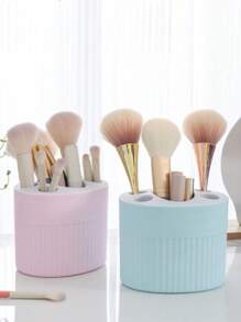 1件家用浴室牙刷牙膏架收纳架电动牙刷收纳盒套装情侣免钻牙刷座返校 - 彩色 - 查看 5