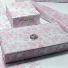 15/50/100pcs Pink & Black Rose Flower Pattern Thin Paper, Suitable For DIY Crafts, Party Gift Packaging, Bouquet Wrapping, Shoes & Clothing Packaging, Birthday Gift Packaging And Other Decoration Scenarios - Pink Rose Flower - View 8