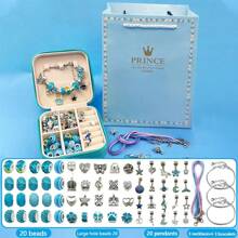 67pcs DIY Beaded Bracelet Making Kit, Creative Jewelry Set Gift For Friends, Birthday Present For Girls - Multicolor - View 14