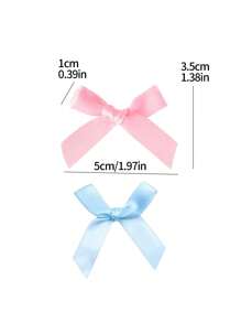 50pcs Baby Gender Reveal Party Decorations Bows, DIY Candy Boxes & Gift Boxes Decor - Multicolor - View 10
