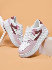 男女通用儿童旱冰鞋,4 轮可拆卸带轮运动鞋,适合青少年男孩女孩户外运动 - 粉色 - 查看 3