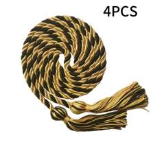 4pcs 170cm Graduation Tassel Cords, Multicolor Decorative Thin Graduation Accessories, Suitable For Graduation Gown Decoration