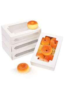 10入組透明餐飲打包盒 - 白色 - 查看 7