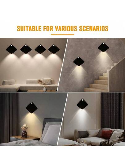Moderne Stingray LED Wand Lights Motion Sensor, Bedroom, Staircase, Living Room, Wardrobe, Entrance, Hallway, Indoor, Outdoor Lighting view 3