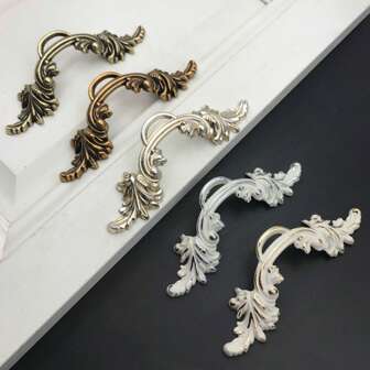 1 件复古橱柜拉手，复古古董保释抽屉拉手适用于复古橱柜、旧书桌、梳妆台和其他家具