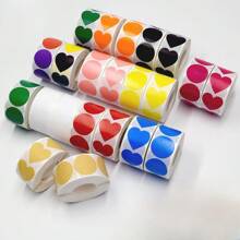 500pcs/1Rolls Kraft Paper Round Self-Adhesive Label Item Category Name Sticker Personalized Label Love Self-Adhesive Label Item Category Name Sticker Personalized Label DIY Holiday Decorating Baking Stickers
