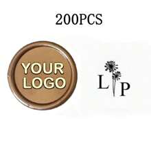 200 Pcs Wax Seals Stickers, Custom Logo Wax Stickers, Handmade Wax Seal Stickers For Wedding Invitation, Self-Adhesive Envelope Wax Stickers-Bronze,Back To School,School Supplies,Multi-Functional,Ornamental,Reusable,Modern,Colorful,Cute,Vintage,Cartoon,Kawaii,Custom,Personalized,Unique,Customized,Workers,Clients,Students,For Business/Work/Office,For School,School Supplies,Back To School,For Office,For School,For Classroom,For Teacher Gifts,For University,For Colleague,For Dorm Rooms,For Teacher,For Boys And Girls,For Teenagers,Junior High School Students,Middle School Students,High School Senior High School Students,College Students,University Students,Freshman,Sophomore,Underclassmen