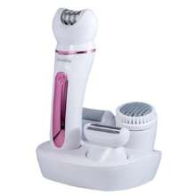 1pc USB Rechargeable 5W 5-In-1 Multi-Function Shaver Epilator For Women, Facial Cleansing Kit, Portable Home Use