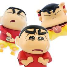 Miniso Mô hình Crayon Shin-Chan dạng hộp bí ẩn, chất liệu vinyl, nhiều tư thế ngộ nghĩnh, giao hàng ngẫu nhiên, vật trang trí tủ trưng bày và quà tặng hộp bí ẩn thú vị, thích hợp làm quà tặng Ngày Valentine (1 mô hình giao ngẫu nhiên) - Nhiều màu - Xem 6