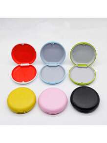 1pc Portable Dental Orthodontic Retainer Holder, Storage Box For Invisible Braces & Tooth Correction Accessories, Baskets, Bins & Containers For Home Organization - Multicolor - View 2