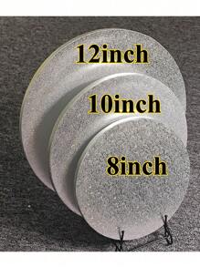 1/2/3/4 Pcs White/Gold/Silver 8/10/12 Inch Round Cake Boards, Thick Cardboard, Sturdy Cake Bases, Great For DIY Baking Cakes And Pastries, Home Kitchen Baking Accessories, Suitable For Holidays, Parties, Birthdays, Weddings, Valentine's Day, Easter, Father's Day