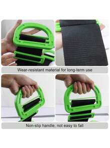 2pcs Portable Cargo Binding Straps, Multi-Function Moving Rope Carrying Straps, Single Person Lifting & Moving Heavy Goods Straps - One Piece - View 6