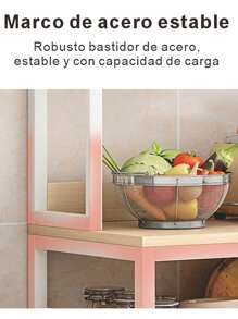 Rack Mueble Organizador Multiusos Cocina Moderno Microondas