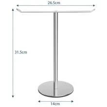 Towel Rack T-Shaped Towel Rack For Bathroom, Headband Storage Rack & Bathroom Towel Rack, Kitchen Towel Rack Silver Hand Towel Rack