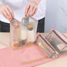 Multi-Functional 4-In-1 Makeup Organizer & Travel Toiletry Bag - Detachable And Hanging Design Travel Essentials Travel Accessories Travel Must Haves - Multicolor - View 2