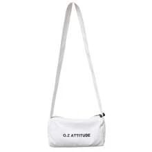 新款时尚简约男士单肩包，小众休闲百搭学生班包，男士健身斜挎包，新款轻便通勤男士背包，百搭字母纯色背包