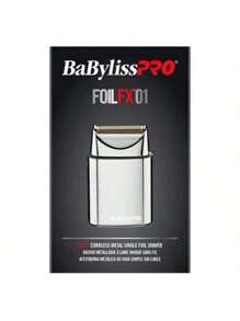 Rhhvfd BaBylissPRO Cordless Metal Single-Foil Electric Shaver