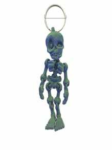 1pc Creative Skull Keychain Pendant, Backpack Clip, Student Halloween Toy/Small Gift, Assorted Styles