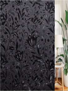 YUANYI 1 件 17.52 英寸 * 78.74 英寸静电贴窗膜、玻璃贴膜、3D 全息玻璃贴纸静电贴防偷窥膜适用于办公室和家居装饰，PVC 自粘，可重复使用！