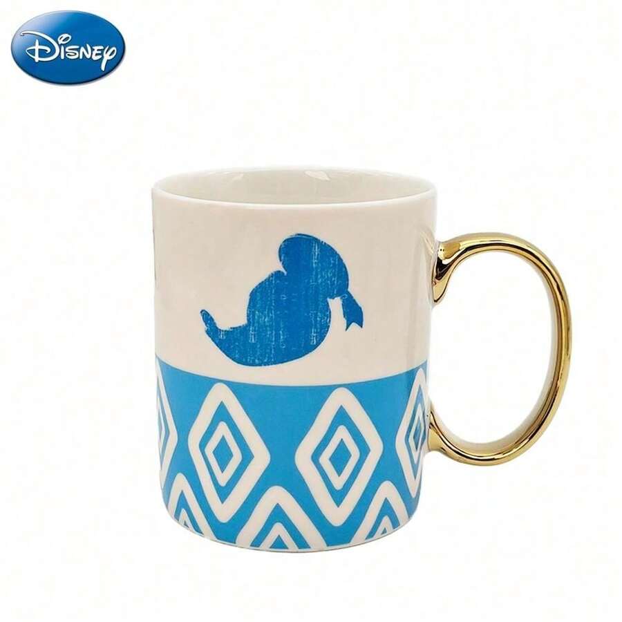 1 Cốc sứ xanh hình chuột Mickey Disney được cấp phép chính thức 400ml Thiết kế nhân vật Minnie Donald Daisy Pluto cổ điển Hoàn hảo cho bữa sáng Cốc đựng nước cà phê Văn phòng tại nhà Bếp Lễ hội Giáng sinh Quà tặng sinh nhật - Màu xanh lam MN-84338 - Xem 1