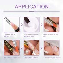 Acrylic Liquid Monomer - 2.5oz Acrylic Professional Liquid Monomer Set Liquid Nail System Kit For Acrylic Nails Extension Gift For Girls DIY Acrylic Press On Nails - Multicolor - View 7