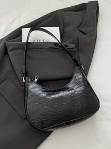 New Luxury Solid Color Pattern Versatile Women Shoulder Bag