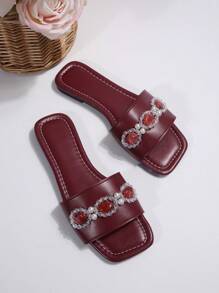 Sandalias planas para damas, de alta gama, elegantes, cómodas e informales, la mejor opción para mujeres