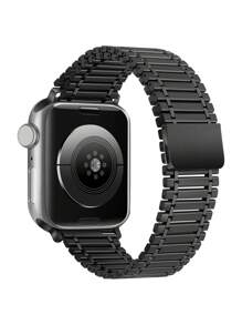 1 pieza Correa de reloj con cuentas de alta gama, correa de reloj magnética de estilo chino elegante compatible con Apple Watch Series, se ajusta a 38mm/40mm/41mm/42mm/44mm/45mm/46mm/49mm