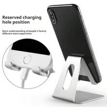 1 创意金属铁质手机支架，便携式手机支架，透明桌面手机支架，兼容安卓智能手机、平板电脑、桌面配件、家庭办公配件，适合居家和学校返校使用 - 黑色 - 查看 7