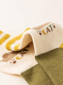 1/5/10 paia di calzini carini e morbidi per bambini con stampa di dinosauri, calzini corti traspiranti e alla moda per uso quotidiano, festival, viaggi, colori e stili casuali a caso
